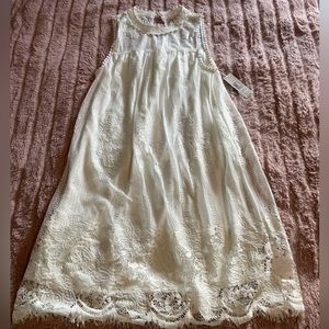 No Boundaries White/Cream Lace Dress🤍